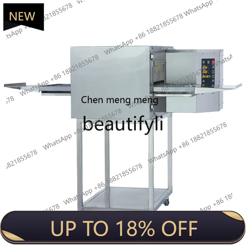 

New arrive Crawler Electric Pizza Oven Commercial Chain Hot Air Circulation Baking Oven Gas Oven