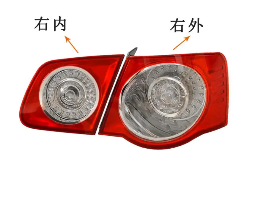 1pcs Car tail lights for taillight Jetta2006~2011year car accessories LED Sagitar Tail Light JettaMK5 Rear Lamp