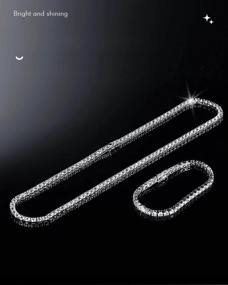 مذهل كامل مويسانيتي الماس تنس سلاسل سوار لامعة s925 الفضة جميع مويسانيتي لوحة 18 كيلو اليد سلسلة غرامة مجوهرات GRA