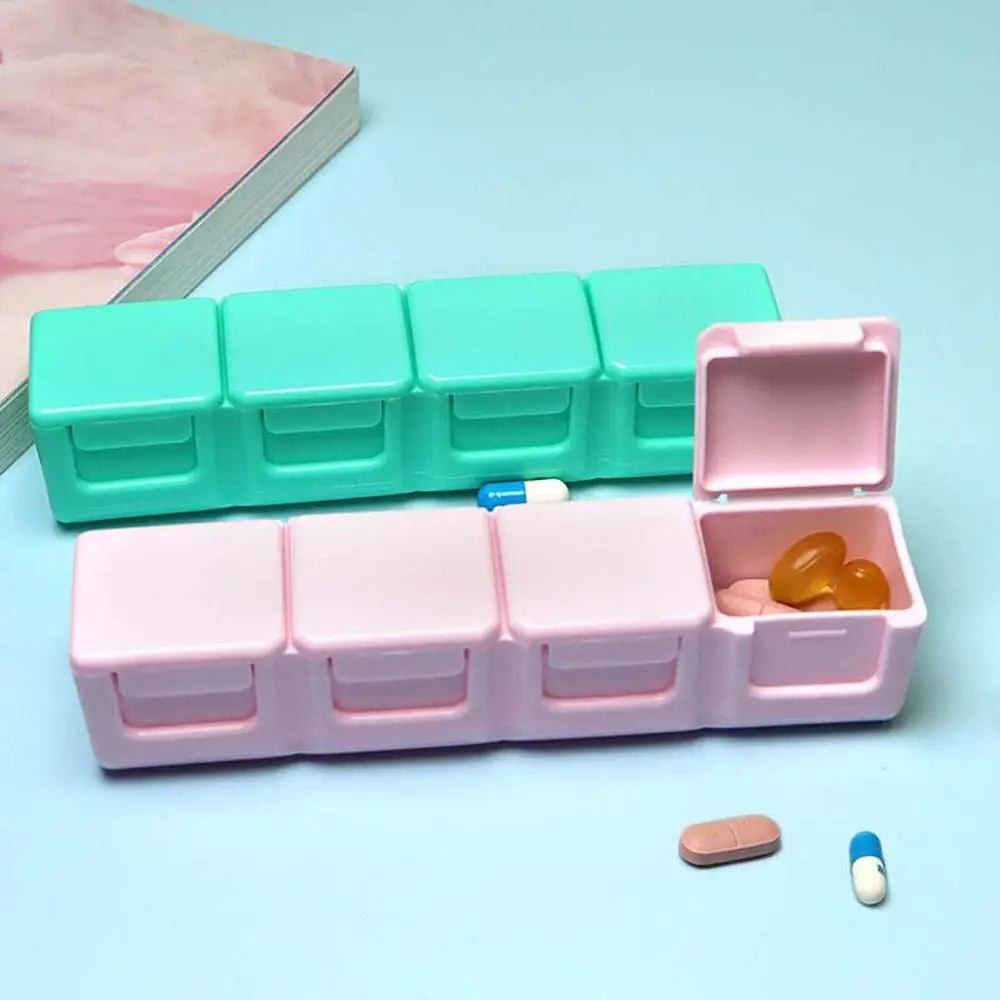 Vitamins Storage Container Medicine Organizer Cut Compartment Travel Pill Case Pill Dispenser Pill Box Medicine Pill Box