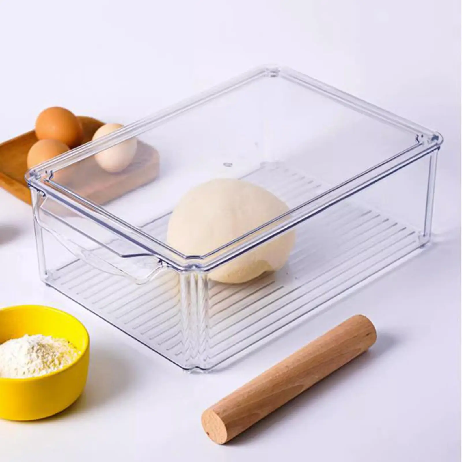 Dough Fermentation Box Bread Toast Proofing Noodle Box Refrigerator Food Grade Food Preservation Box Home Kitchen Storage Box