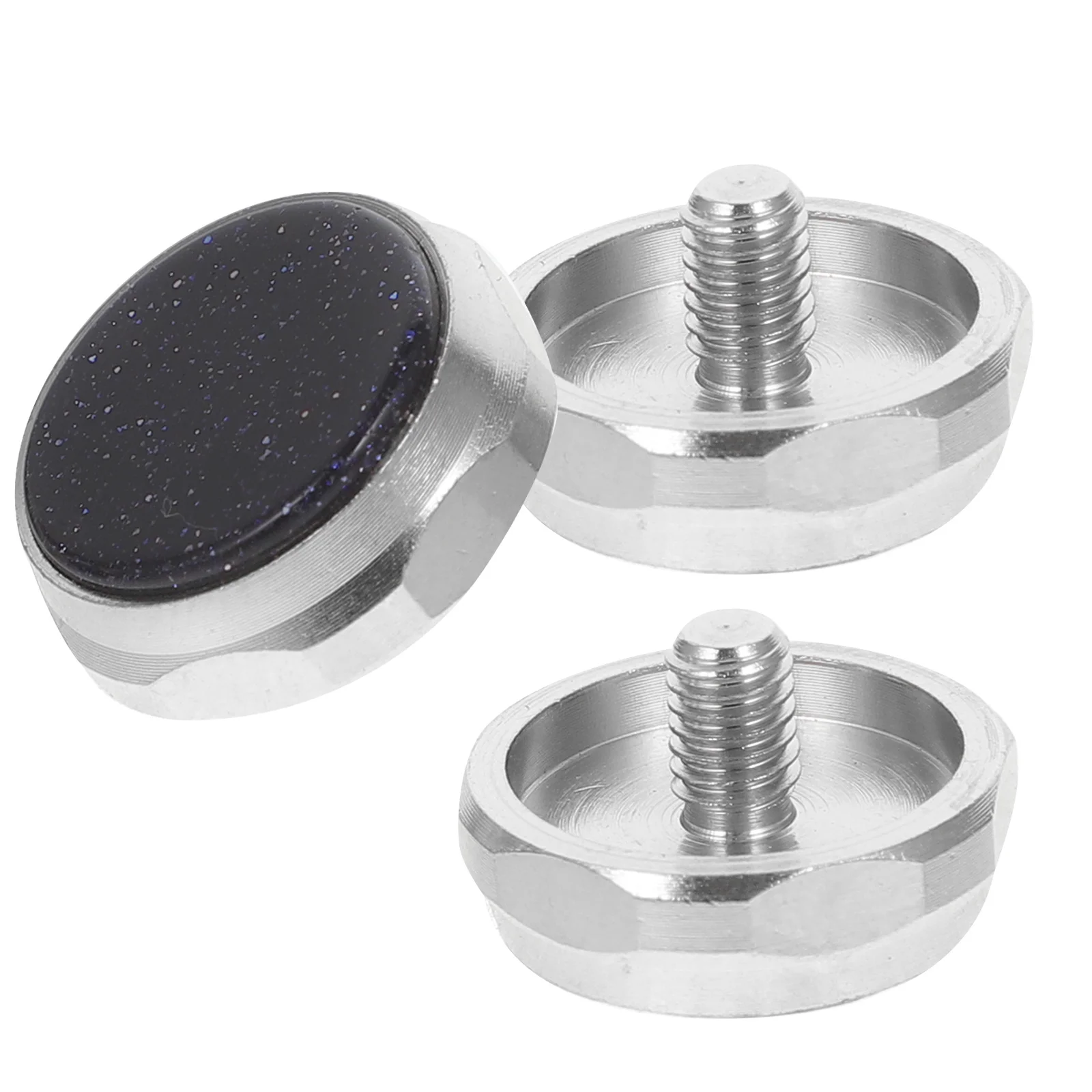 

3Pcs Trumpet Valve Caps Durable High Hardness Zinc Alloy Sandstone Trumpet Finger Keys Replacement Valve Finger Buttons