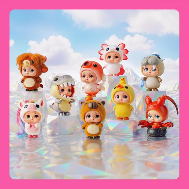 Genuine ZURU StarBox Sad Baby Animals Series Vinyl Blind Box Collectible Figure Doll Desktop Display Ornament Surprise Toy Gift