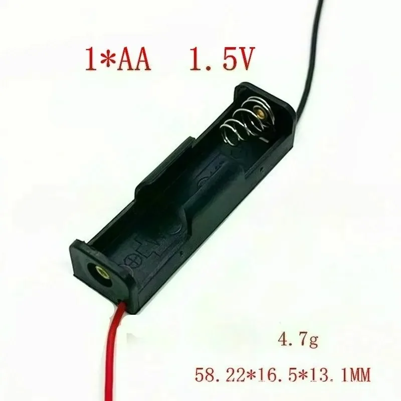 FlySky レシーバー RC サーボテスター用 新品 4セル 6V AA バッテリーホルダー ケース カバー 収納ボックス 4セル 2P FUT J プラグコネクター 4個入り