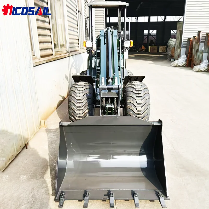 China New Loader 2 Ton Front End Bucket Snow Mini Micro Telescopic Boom Wheel Loader for Sale