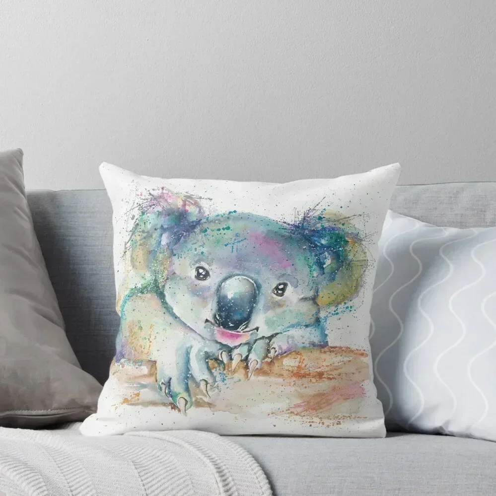 Chubby Cheeks Rainbow Koala Throw Pillow Cushions For Children Pillow Case Christmas pillow