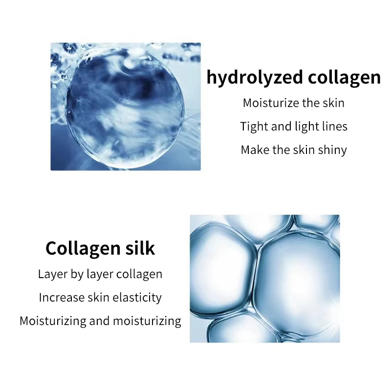 1 шт., растворимый чистый коллагеновый шарик, Антивозрастная протеиновая шелковая эссенция для удаления морщин и кожи лица