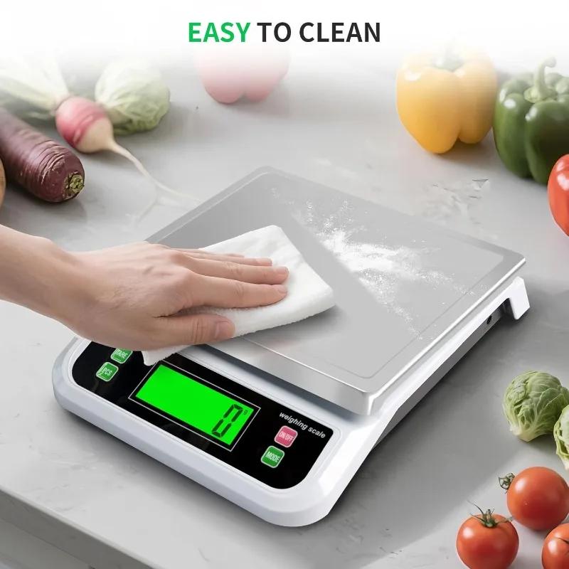 30 كجم / 1 جرام الدقة LCD ميزان رقمي ميزان إلكتروني مقياس الوزن البلاستيك مقياس الوزن ميزان الوزن موازين الطعام للمطبخ