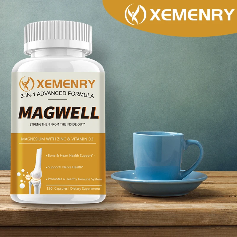 Magnesium Zinc and Vitamin D3 - Maximum Absorption for Muscle, Nerve, Bone and Heart Health