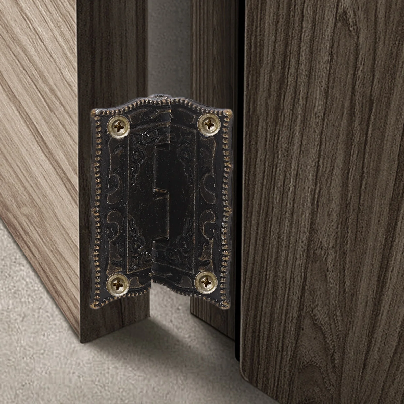 

10Pcs Gift Box Hinges Decorative Butt Hinges for Wooden Jewelry Box Cabinet Door Vintage Hardware Cabinet Door Hinge