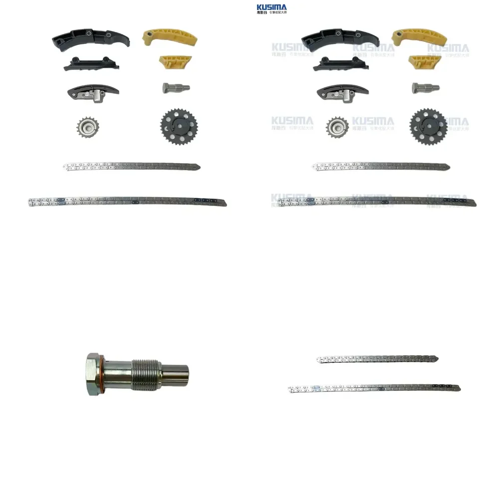 【Premium Quality Daria】 KUSIMA Factory 10 Pieces Set Timing Chain Kit for A3 TT Quattro Touareg 2.8L 3.2L V6