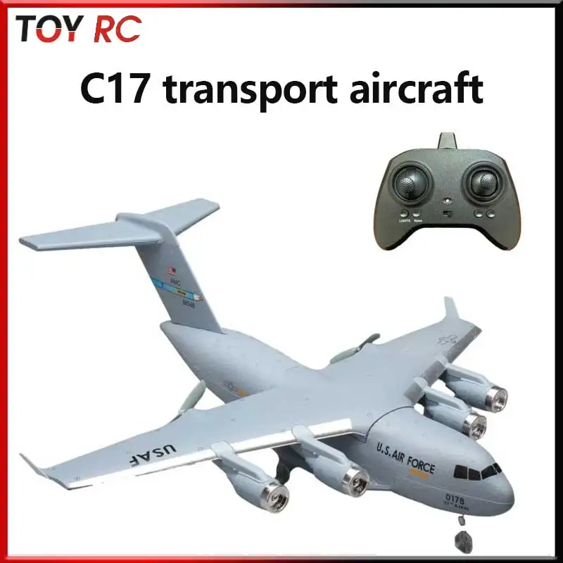 

New Us C17 Military Transport Aircraft Fixed Wing Foam Remote Control Glider Handmade Model Aircraft