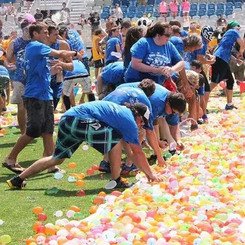 500 sztuk/paczka duży trzy wtrysk wody przyjęcie balon dekoracji