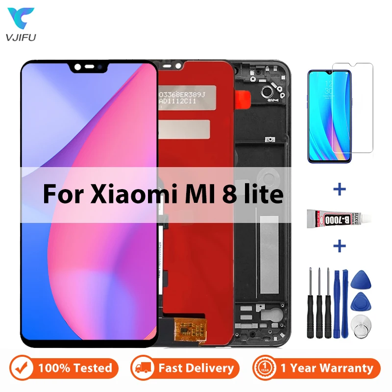 

LCD For Xiaomi Mi 8 Lite Display Touch Screen Digitizer Assembly Mi8 Lite High Quality Mobile Phone Repair Parts Replacements