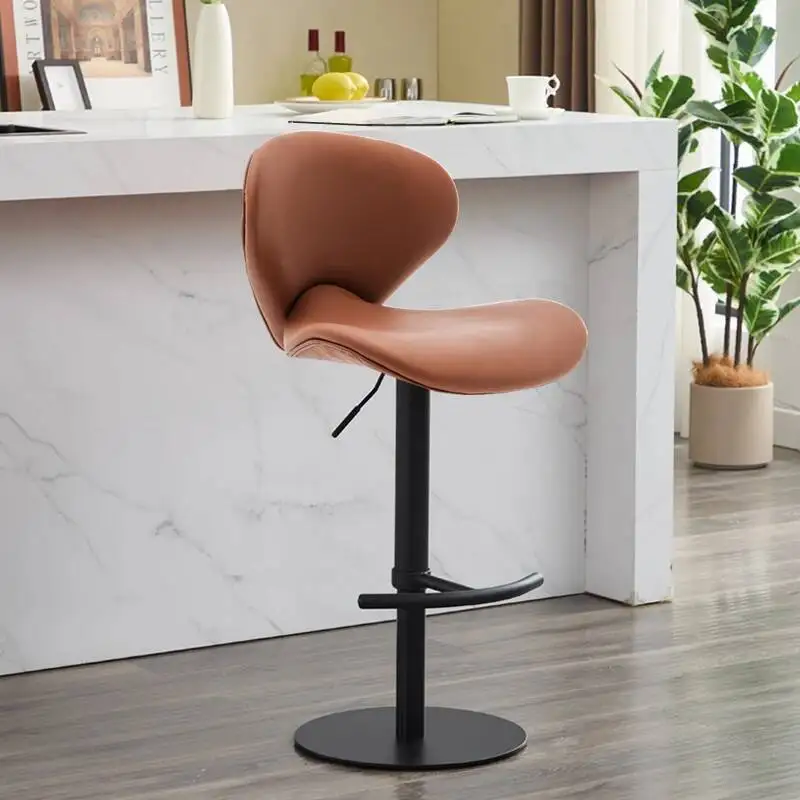 

Creative Designer Bar Chair Simple Light Luxury Personalized High Bar Chair Kitchen Relax Unique Sillas De Bar Barra Furniture