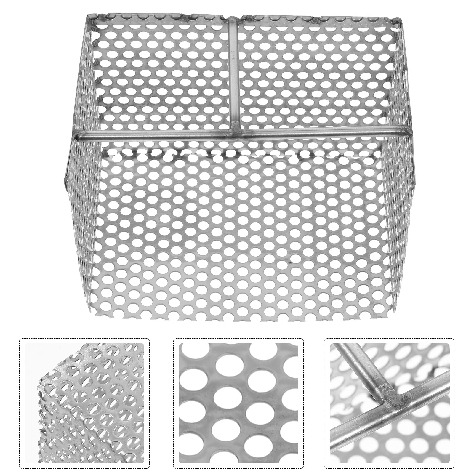 

Stainless Steel Heavy Duty Gutter Draining Basket Commercial Kitchen Filter Basket Drain Grate Strainer Tool Gutter Accessory