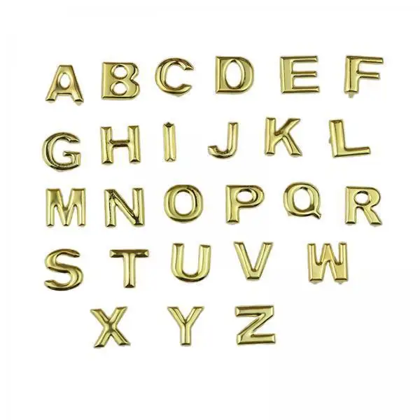 2x 26 Pieces English Letter Rivet Nailhead Metal Leathercraft Repair