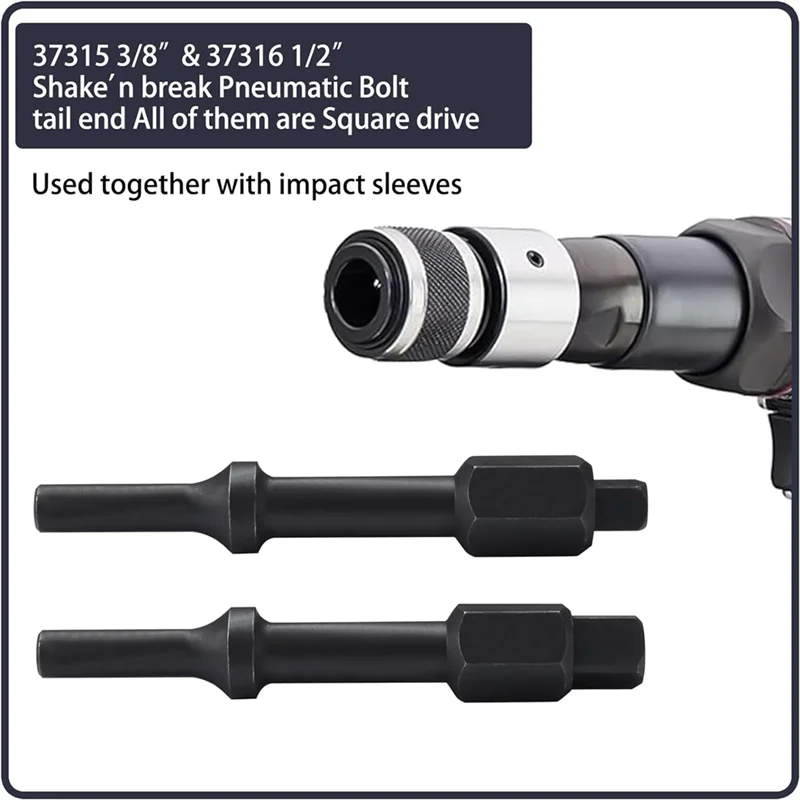 ชุดเครื่องมือถอดสลักเกลียวด้วยลม A64Z รุ่น 32029, ชุดหัวเจาะลม รุ่น 37315 ขนาด 3/8 นิ้ว และ 37316 ขนาด 1/2 นิ้ว