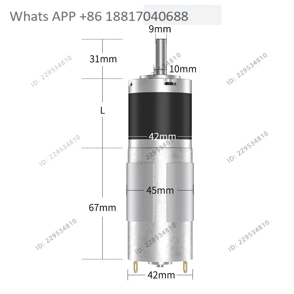 1PC, 42GAY-775 DC brushed gear reducer planetary motor, quality assurance