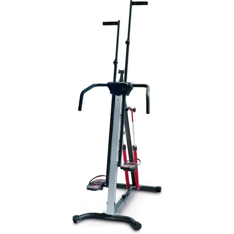 

Hydraulic Resistance Vertical Climber. Combines Muscle Toning Exercise for Maximum Calorie Burn Lightweight Aluminum Mainframe