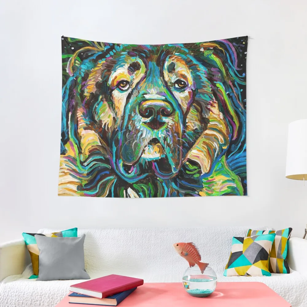 

Psychedelic Caucasian Shepherd Dog by Robert Phelps Tapestry Aesthetic Room Decors Decor For Room Tapestry