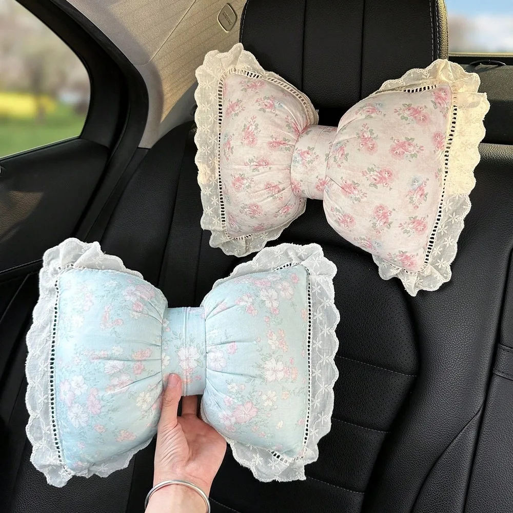 Lovely Design Car Headrest Pillow, Soft Supportive Neck Support Cushion, Eye-Catching Car Seat Head Rest for Driving