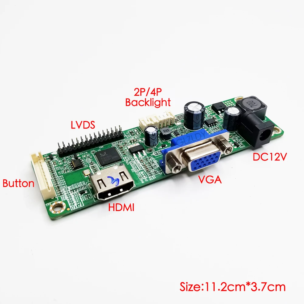 RT2281 Universal For 17-24 inch LED screen Monitor Display Driver Board Kit HDMI+VGA DIY laptop Controller board 1920x1080 30P