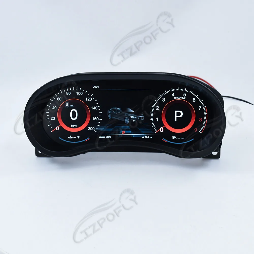 

Lizpofly для Infiniti Q50 Q50L Q50S Q60 2014-2022: ЖК-панель приборов, цифровой кластерный экран, виртуальная приборная панель, автоматический дисплей скорости
