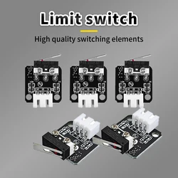 X/Y/Z Axis End Stop Limit Switch For Ender3 CR10 Series 3D Printer Part 1/5/10PCS 3Pin N/O N/C Control Micro Switch Elements