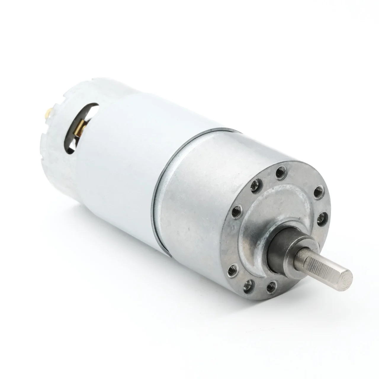 37GB-550/555 DC Gear Motor 6V 12V 24V All-Metal Gear Low Speed 2RPM-1800RPM Intelligent Balance Car Elevator DC Motor
