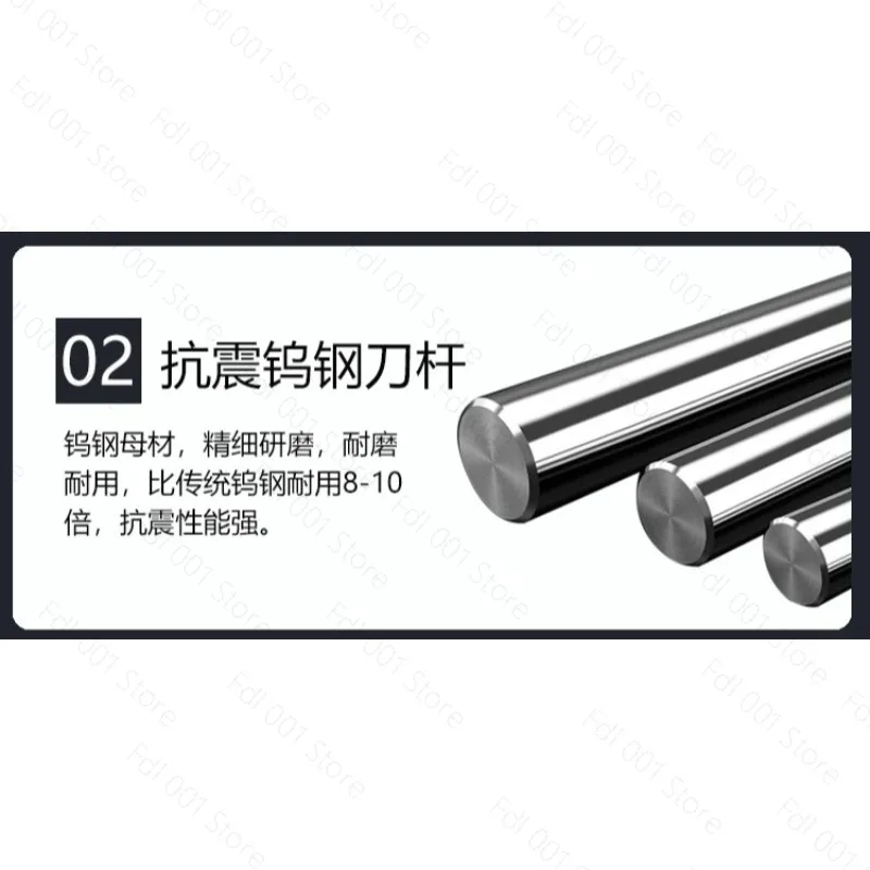MCD Diamond CNC Milling Cutter Length 3mm-6mm Carbide Tungsteel Flat End Mill