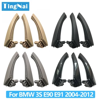 LHD RHD delantero trasero izquierdo derecho Interior 3 tirador de puerta de pasajero juego completo para BMW Serie 3 E90 E91 E92 316i 318i 320 325 328i