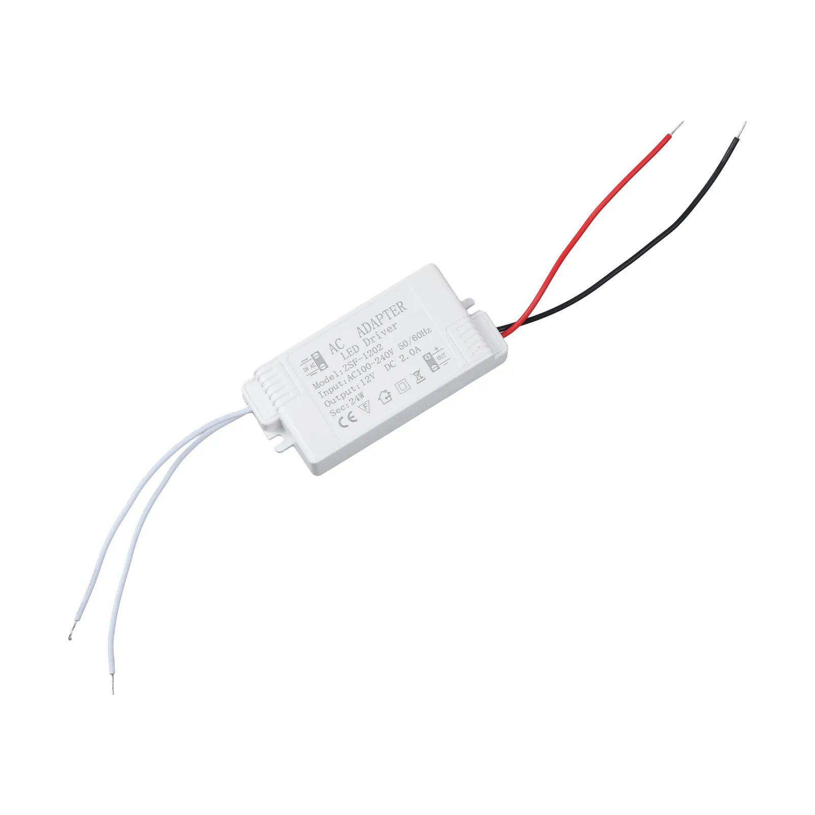 Energy Saving LED Transformer 24W 2A LED Driver Power Supply with Stable 12V Output for Homes and Commercial Uses