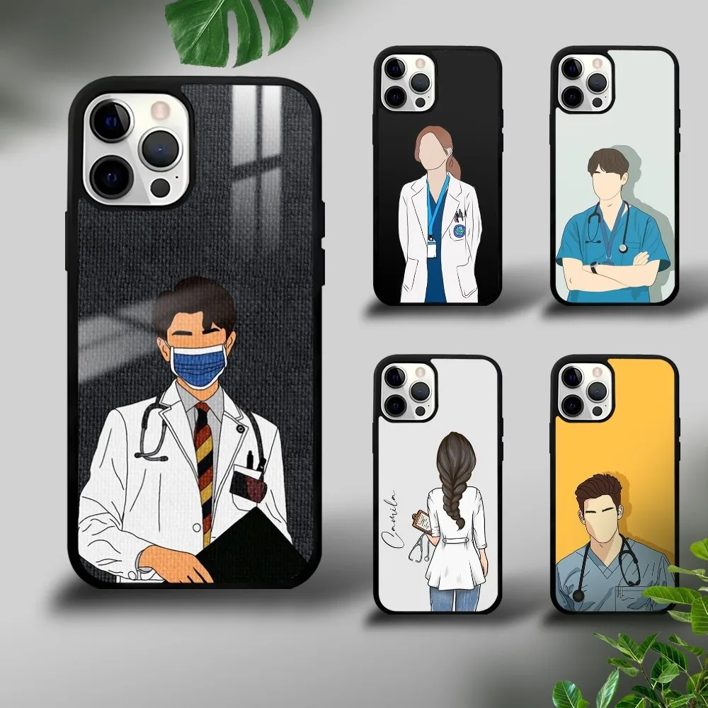 

Doctor Nurse Medicine Medical Phone Case For iPhone 16 15 14 13 12 11 Pro Xs Max Mini Plus Celulares Hard Funda