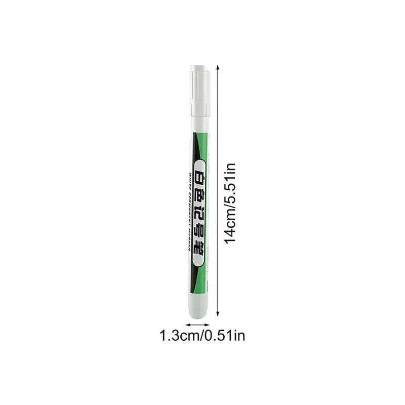 Quick-Drying White Paint Marker Permanent Paint Marker Pen Never Fade Marker Pen With Delicate Tip For Ceramic Wood Leather And