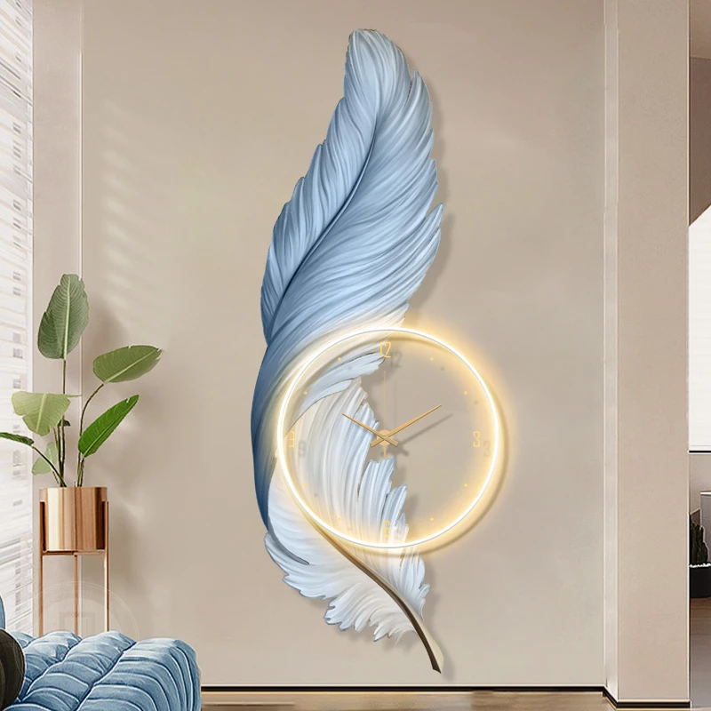 #Nordic home decor items digital clock wall clock living room room decoration godinnik on the wall gaming room decoration Modern