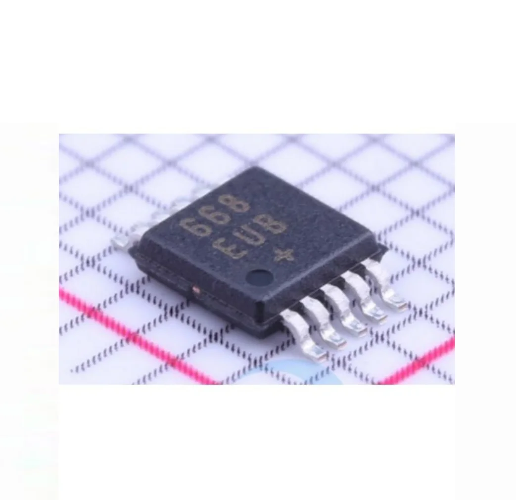 المكونات الإلكترونية الأصلية ، الجديدة ، MAX668EUB + T ، MAX668EUB 668 MSOP10 ، 5 قطعة