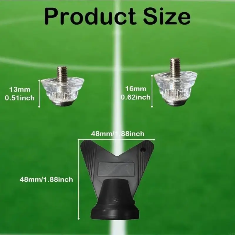 12 pcs sepak bola boot paku aluminium sepatu sepak bola penggantian sepatu boot sepak bola aksesoris sepatu sepak bola a70d