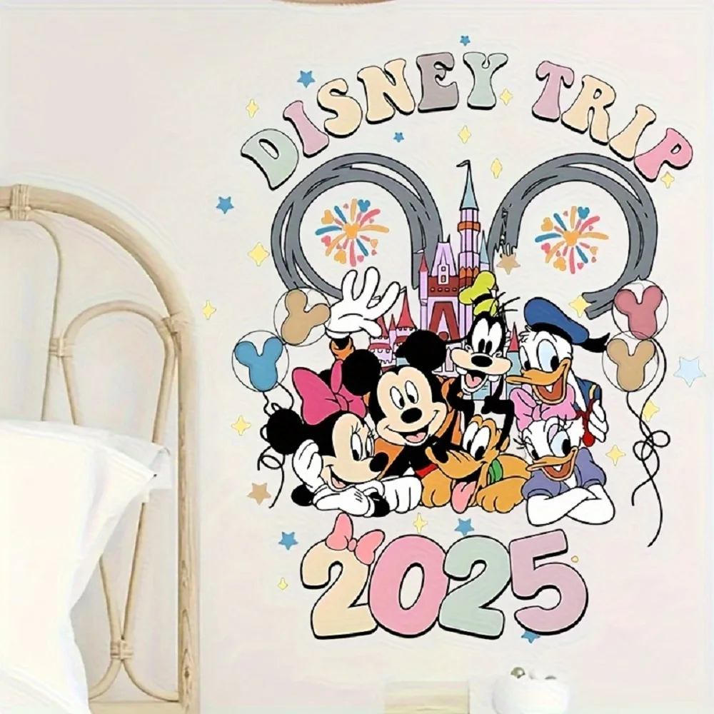 1 ملصق حائط ديزني - تصميم ميكي ماوس، ميني ماوس، جوفي وبلوتو للمغامرة، مثالي لتزيين المنزل أو المطبخ أو الحفلات #2
