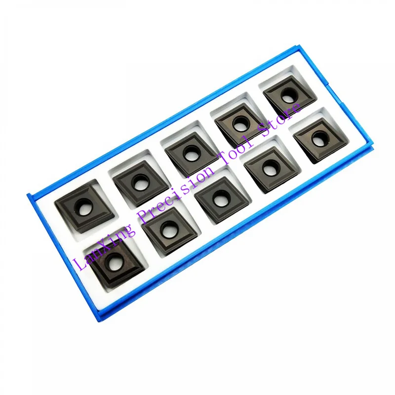 10pcs CNMG160608 Carbide Turning Inserts Lathe Cutting Tools Steel Parts Compatible with MWLNR MCLNR Holders