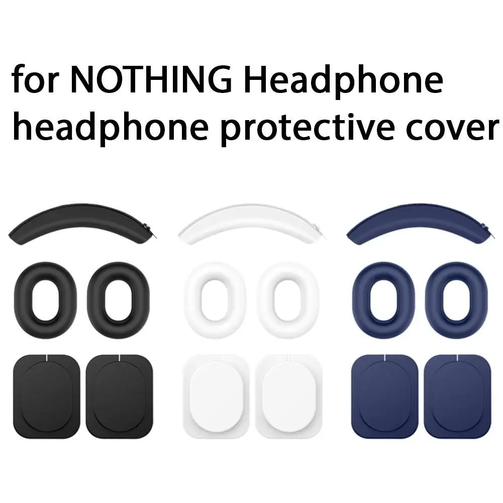 1Pair/SET Replacement Silicone Headband Cover For NOTHING Headphone Shockproof Waterproof Headphone Protective Cover