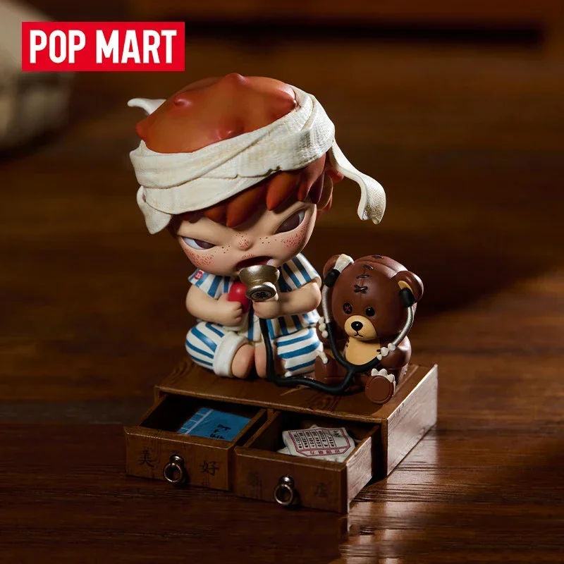 

POP MART Hirono WELLPHARMACY Series Mystery Box Genuine Blind Box Guess Toys Bag Anime Figure Desktop Ornaments Model Gift Girl
