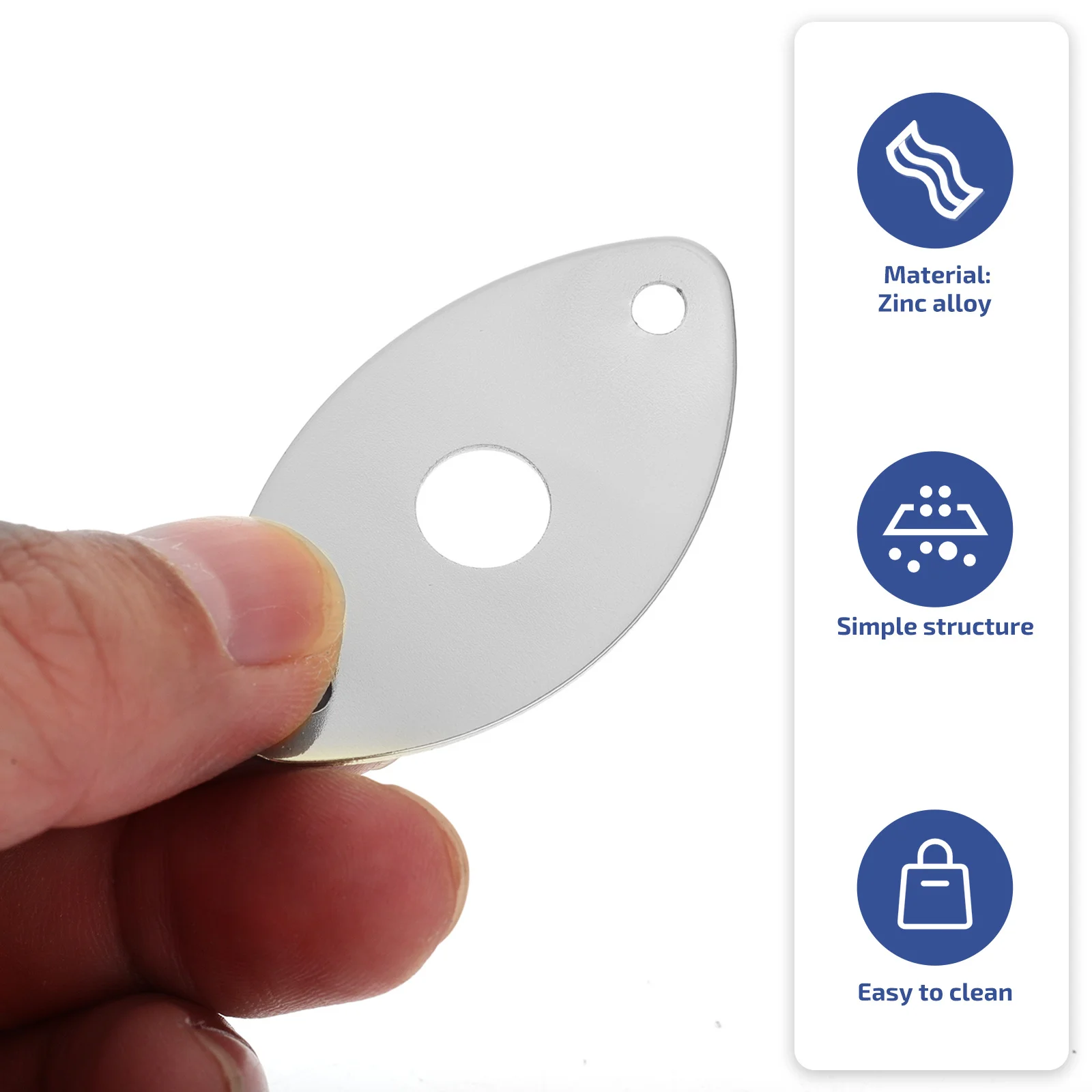 

2Pcs Zinc Alloy Electric Guitar Jack Covers Replacement Socket Caps Compatible with Guitar Bass Bass Jack Cover