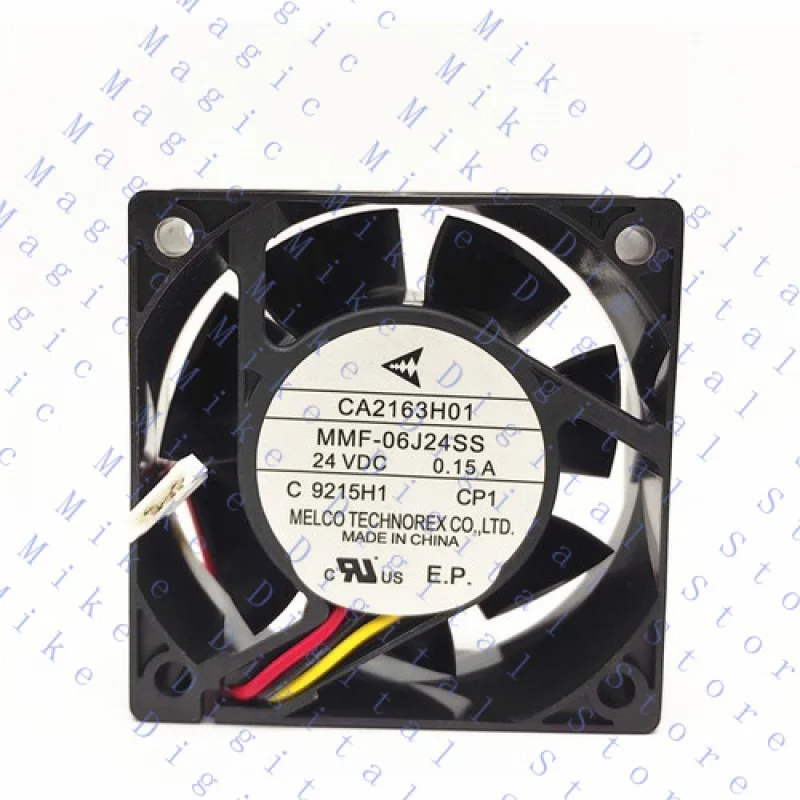 UU 1PC CA2163H01 MMF-06J24SS-CP1 24V DC 0.15A 3핀 인버터 냉각 팬