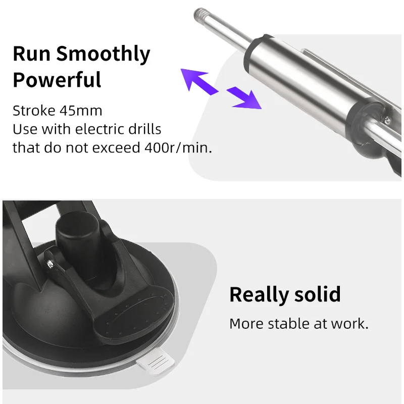 หัวไขควงไฟฟ้าหัวหกเหลี่ยมตัวกระตุ้นแบบลิเนียร์ตรง3XLR ขนาดเล็ก