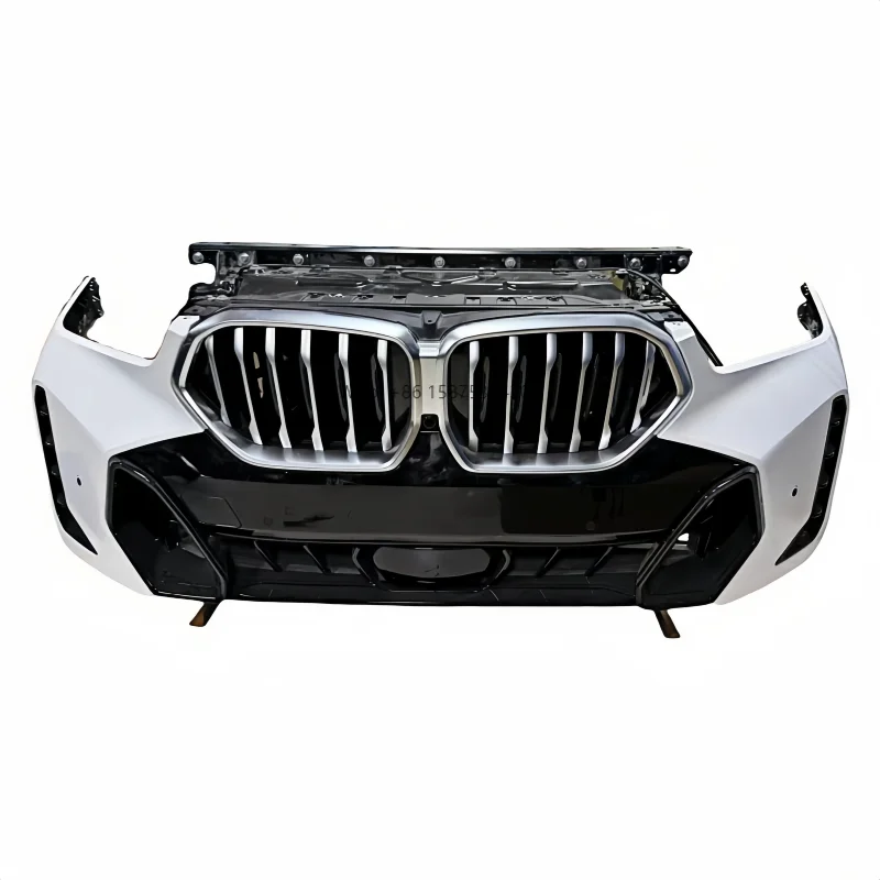 

Complete Front Nose Radiator Grille Kit for X6 G06 LCi New Bumper Assembly with Original Auto Parts