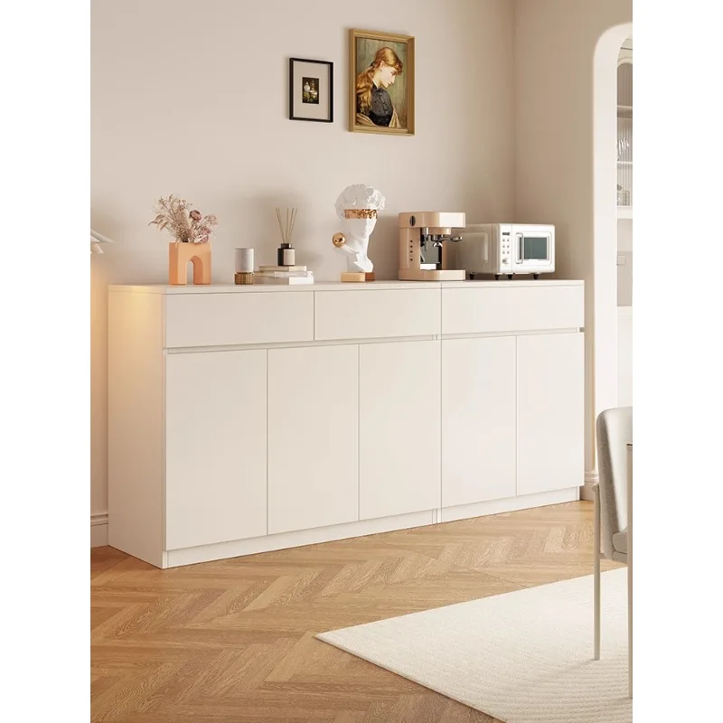 

Простой комод в скандинавском стиле, комод из цельного дерева на заказ, встроенный настенный низкий