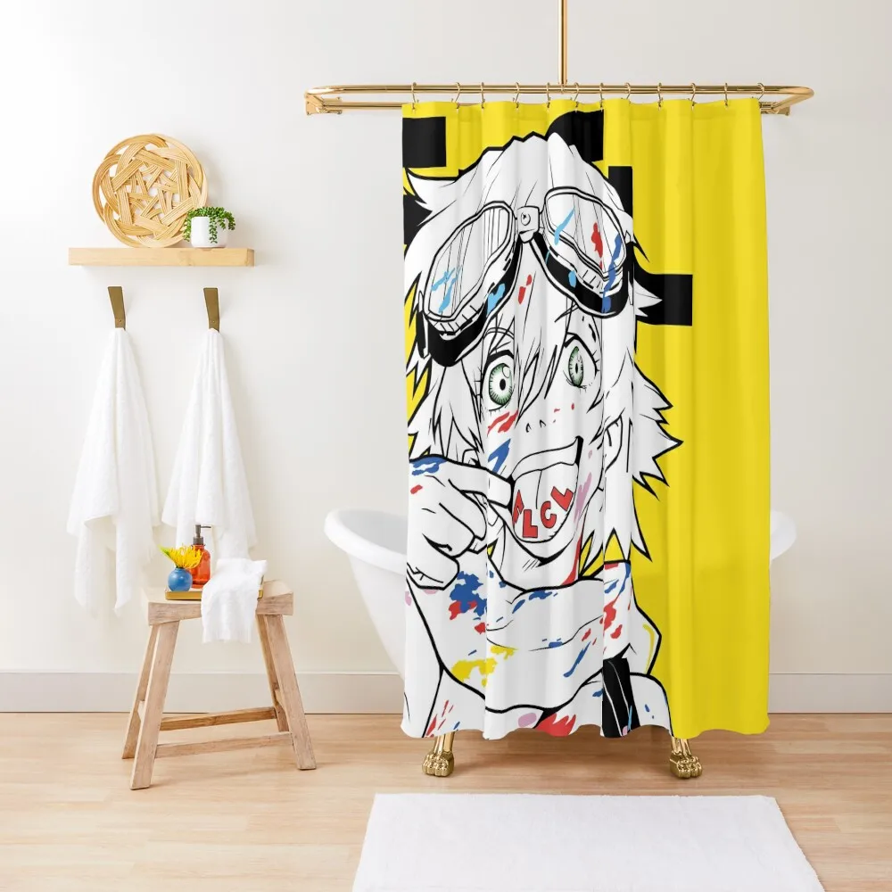 

FLCL yellow Shower Curtain Shower For Bathroom In The For Waterproof Curtain