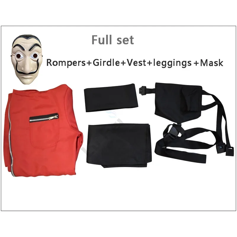 Paper Money House costume cosplay di Dali della quinta stagione Il nuovo uniforme della squadra di Dali costume da spettacolo di Halloween