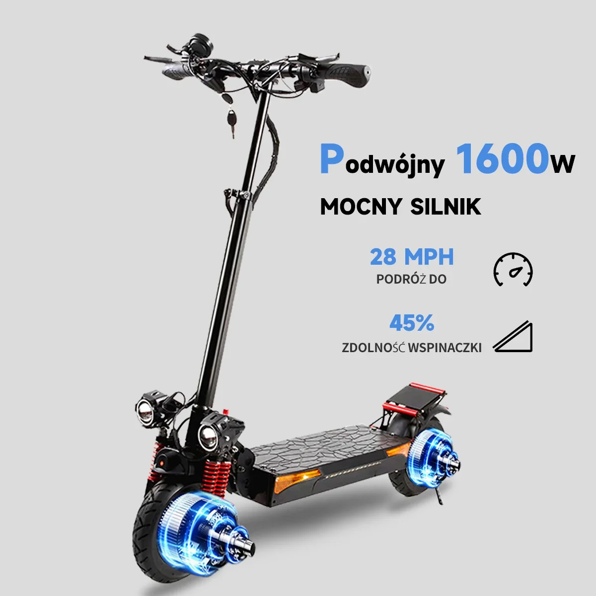 X4 Cross-country Electric bike Scooter 48v 17ah Battery 1600W Motor foldable electric Scooter electric Bicycle 45km/h for adults